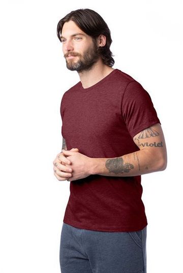 Alternative Adult Unisex Go To 4 oz 60/40 Cotton Poly Short Sleeve T-Shirt